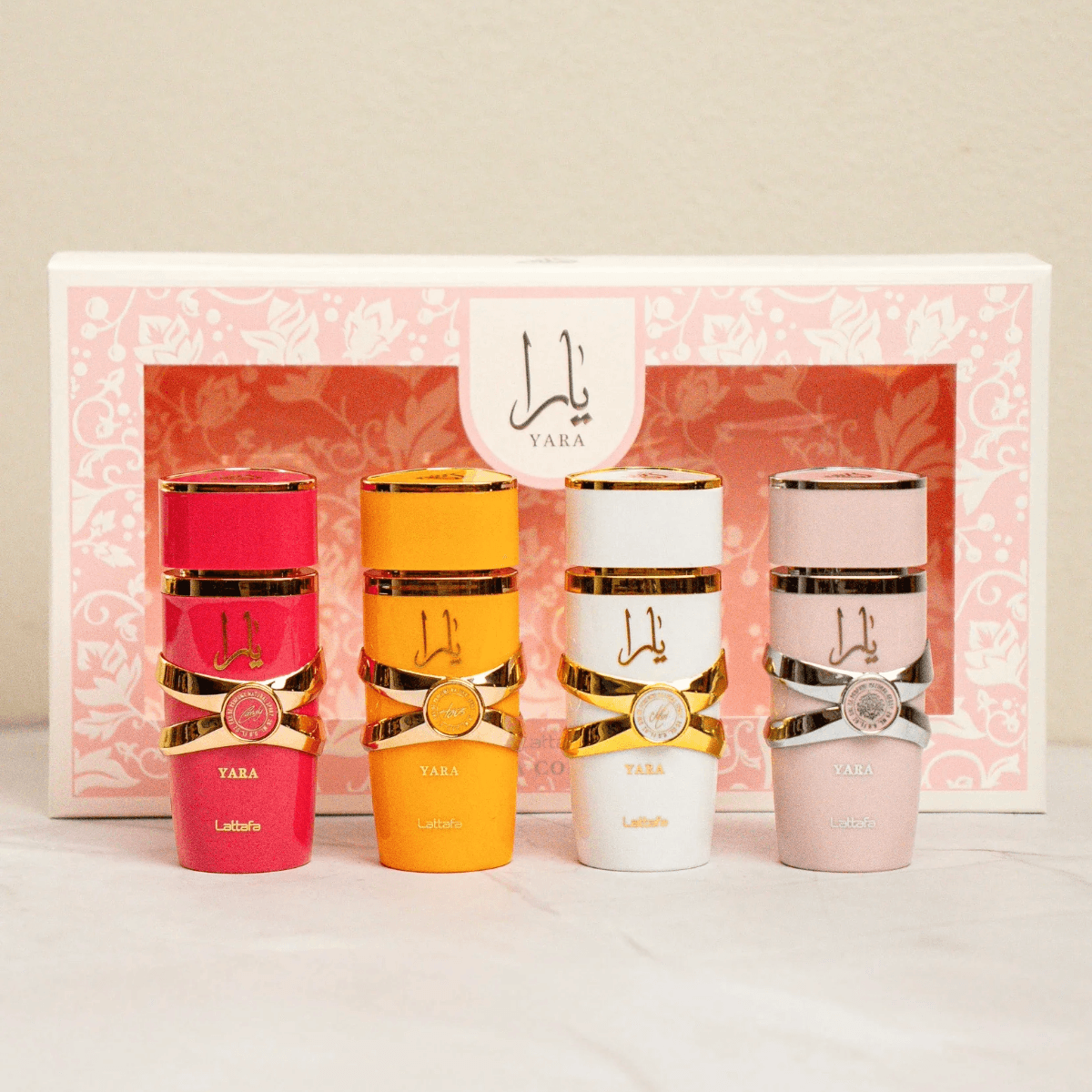 Lattafa Yara Collection Set 4 pcs EDP 25 ml Mujer