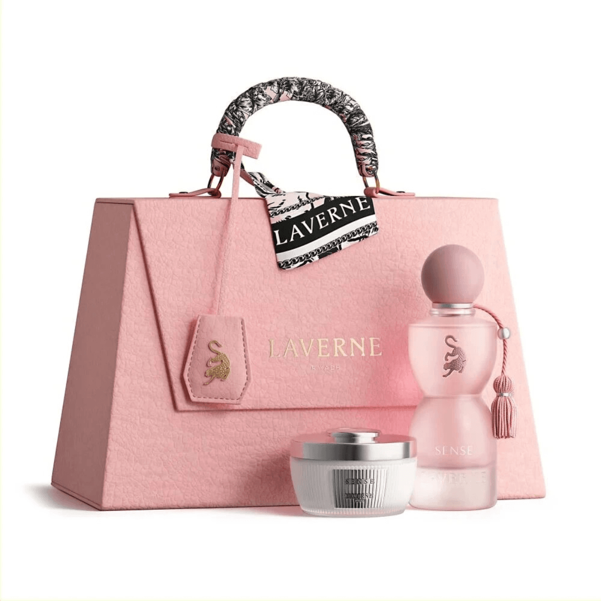 Laverne Sense – Set de regalo para mujer (Perfume + Polvo Perfumado)