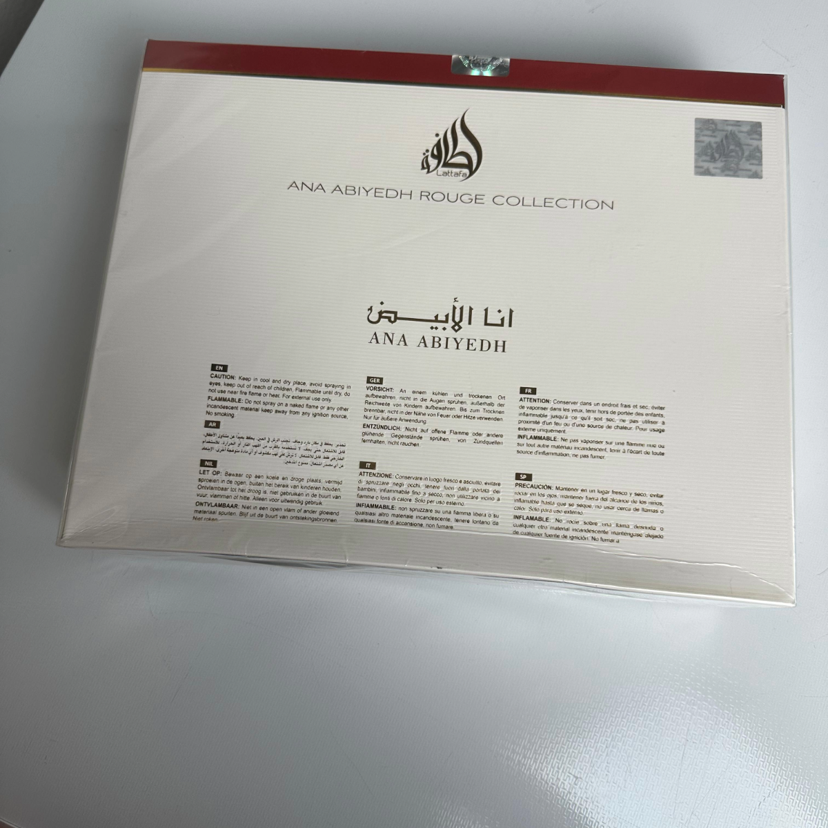 Lattafa Ana Abiyedh Rouge Set de Regalo Árabe para Mujer