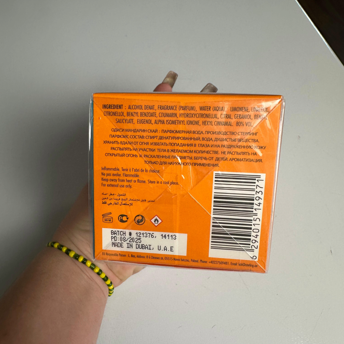 Armaf Odyssey Mandarin Sky Eau de Parfum 100 ml – Unisex