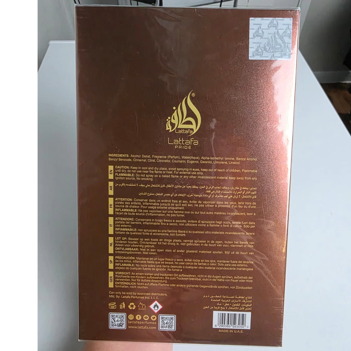 Lattafa Pride Masa Eau de Parfum 100 ml – Unisex