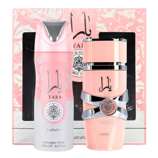 Yara by Lattafa – Eau de Parfum para Mujer + Body Spray | Floral Oriental
